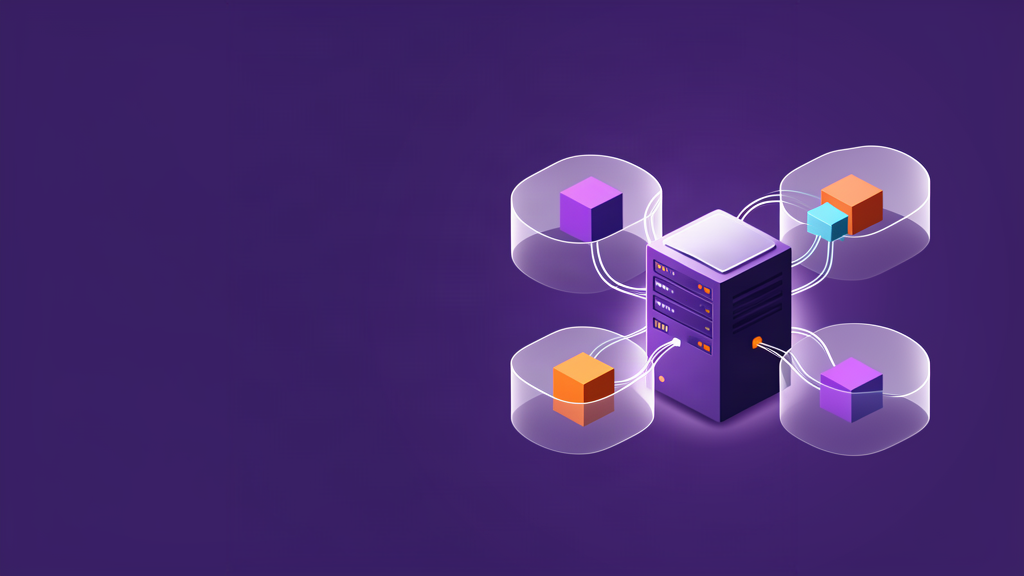 Servidor VPS conectado a workloads isolados em zonas visuais distintas, representando limites de recursos por serviço.